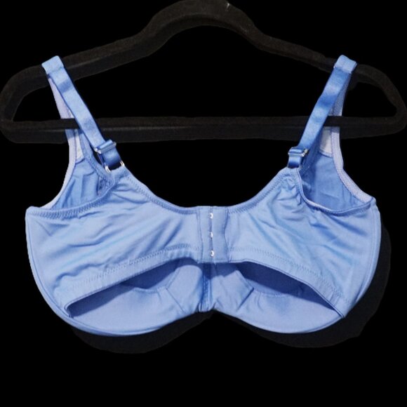 Fredrick’s of Hollywood Blue Smooth Microfiber Bra Style #51147 Size 36F - Picture 2 of 7